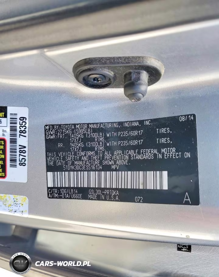 2014 Toyota Sienna Xle 8-Passenger VIN:5TDYK3DC3ES516134 - 13