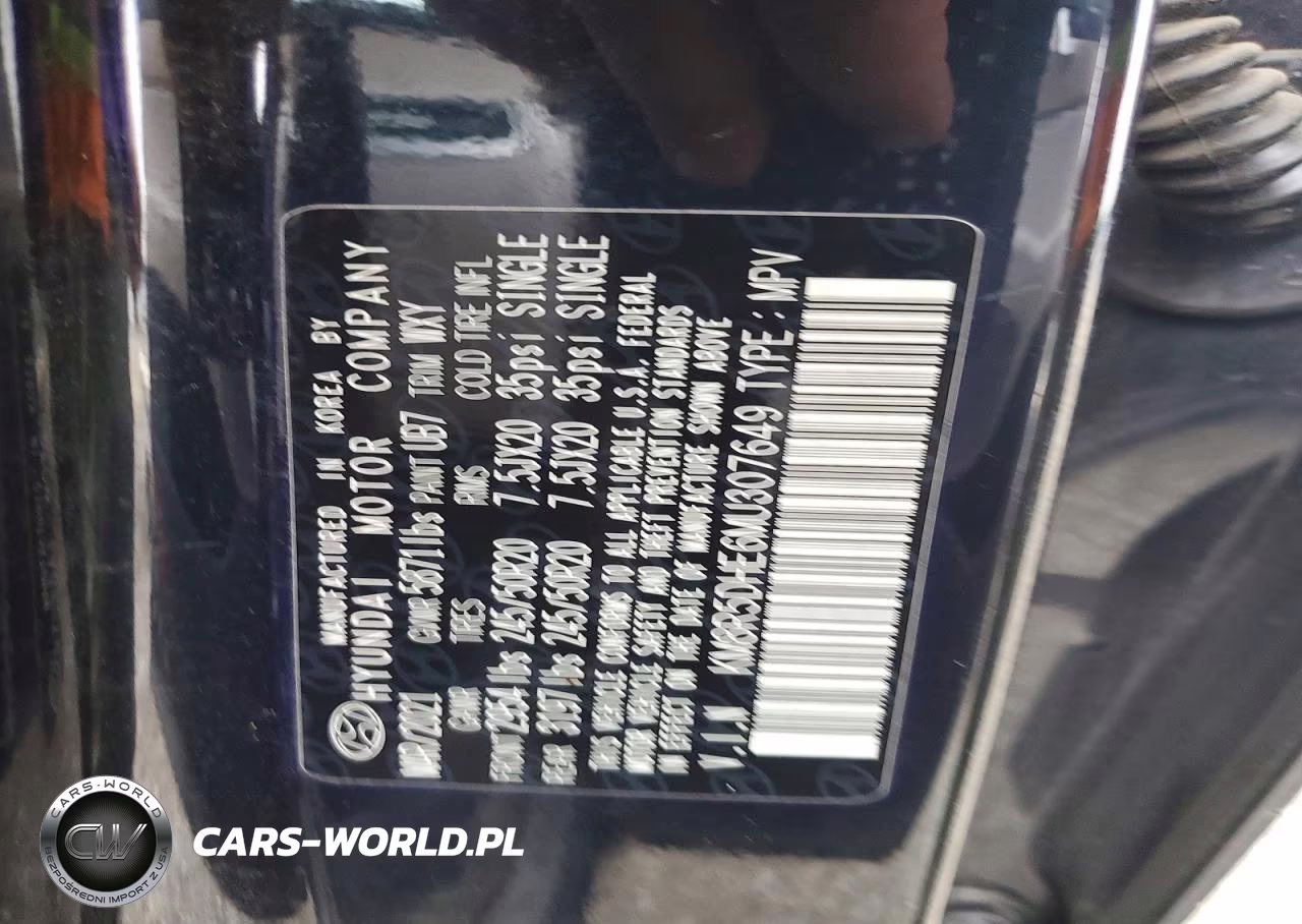 2021 Hyundai Palisade Limited VIN:KM8R5DHE6MU307649 - 13