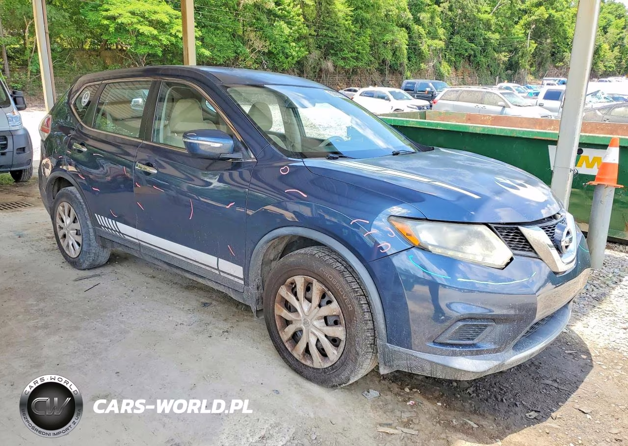2015 Nissan Rogue S VIN:KNMAT2MTXFP559793 - 4