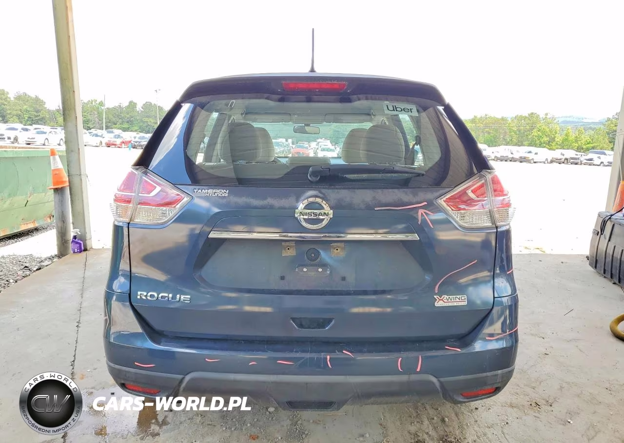 2015 Nissan Rogue S VIN:KNMAT2MTXFP559793 - 6
