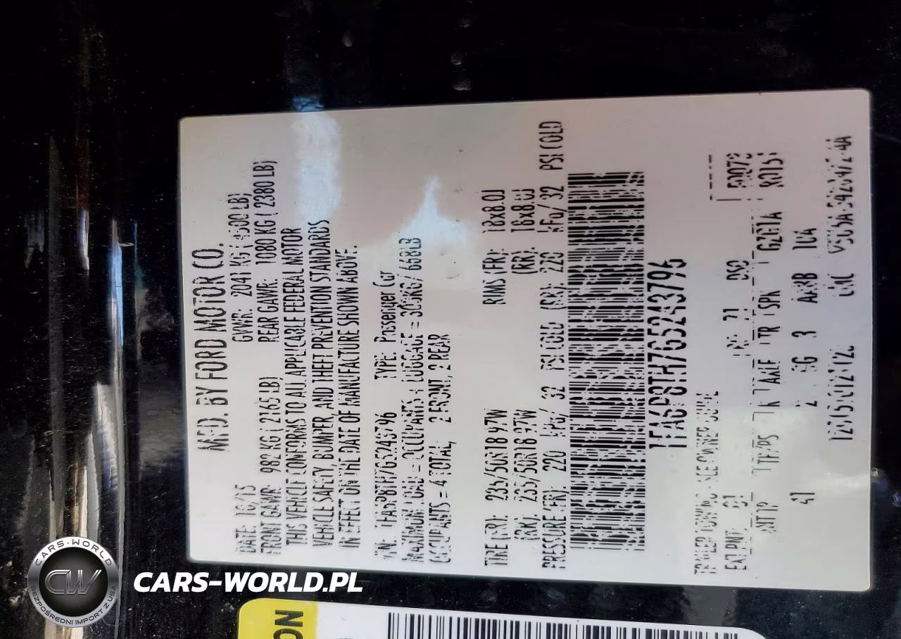 2016 Ford Mustang VIN:1FA6P8TH7G5243796 - 13