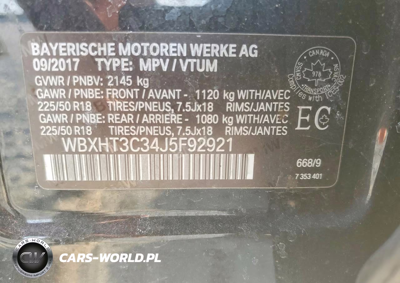 2018 BMW X1 xDrive28I VIN:WBXHT3C34J5F92921 - 13