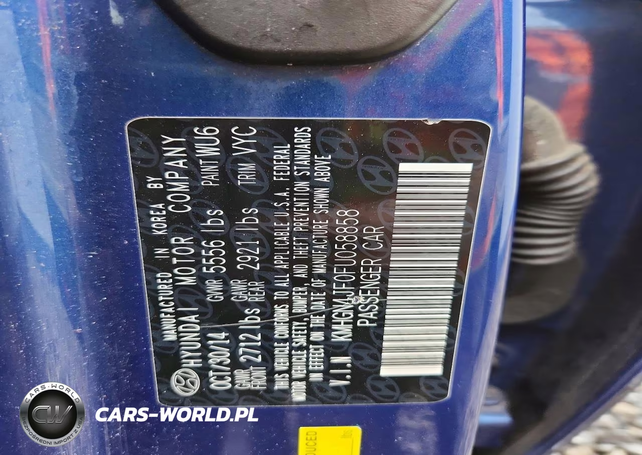 2015 Hyundai Genesis 5.0L VIN:KMHGN4JF0FU058858 - 12