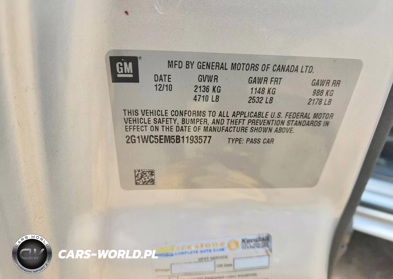 2011 Chevrolet Impala Ltz VIN:2G1WC5EM5B1193577 - 11