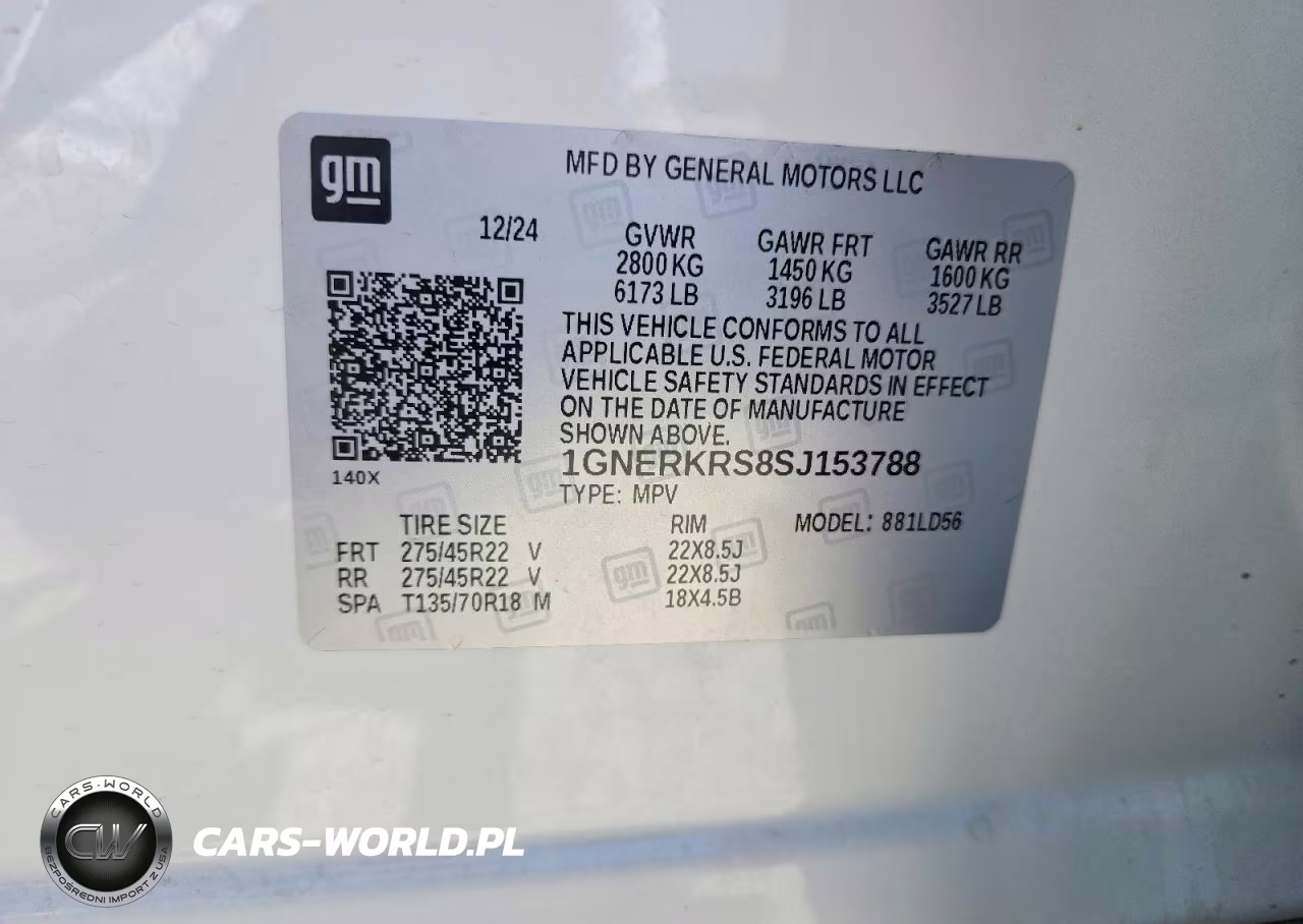 2025 Chevrolet Traverse High Country VIN:1GNERKRS8SJ153788 - 14