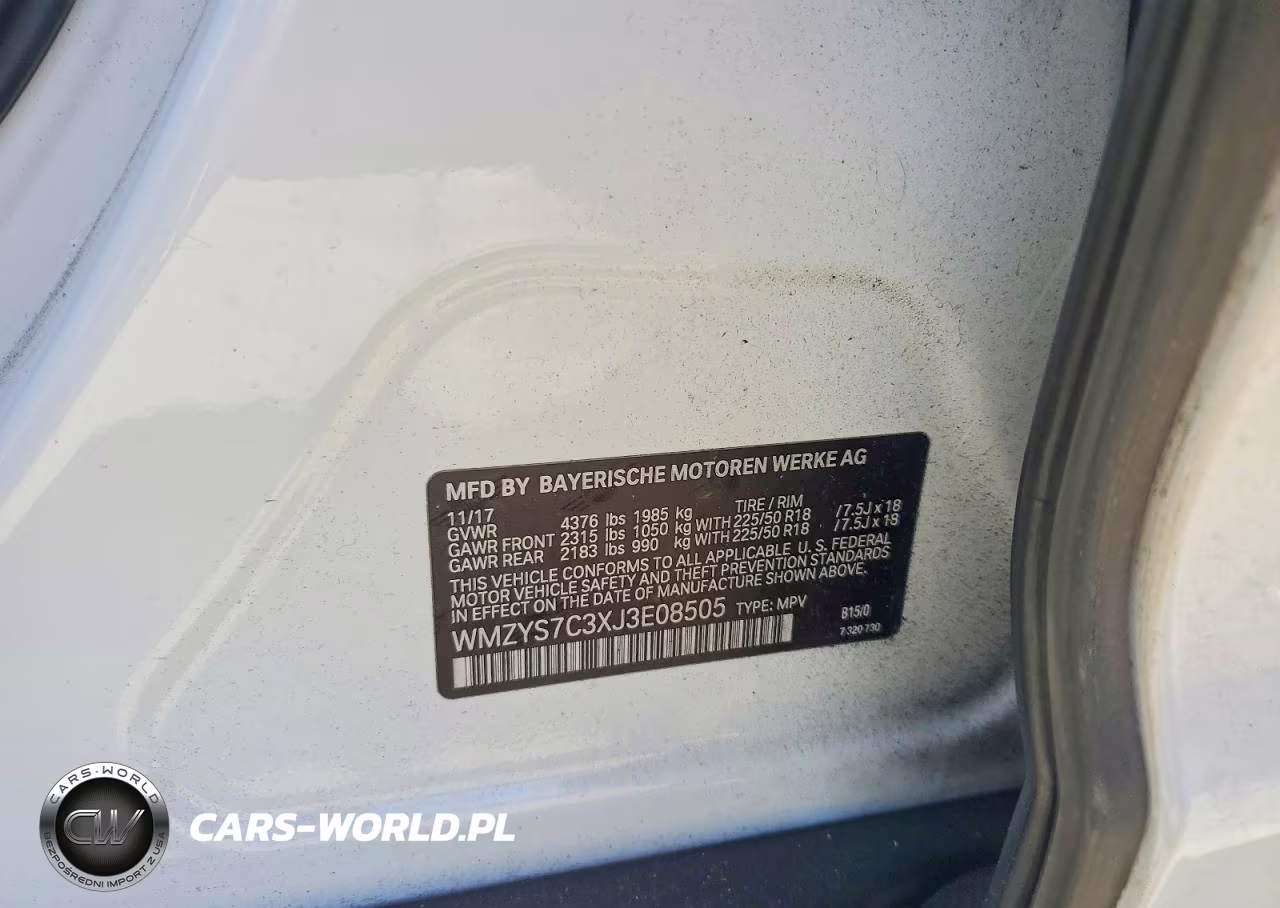 2018 Mini Cooper Countryman VIN:WMZYS7C3XJ3E08505 - 12