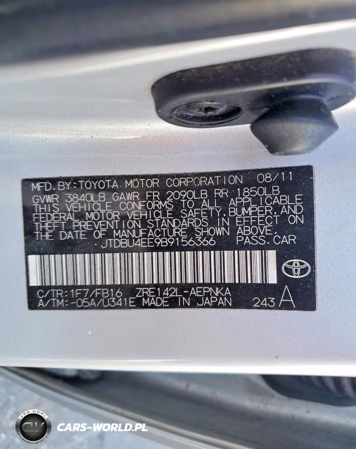 2011 Toyota Corolla Le VIN:JTDBU4EE9B9156366 - 12