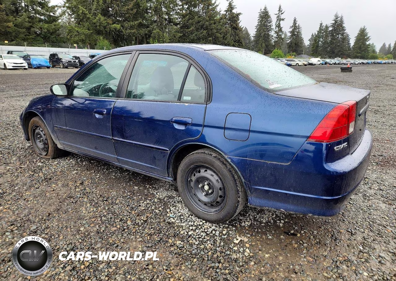 2005 Honda Civic Lx VIN:2HGES16585H605395 - 2