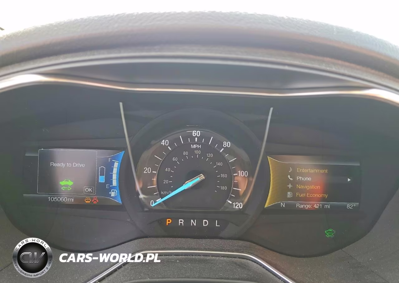 2017 Ford Fusion Titanium Hev VIN:3FA6P0RU4HR264576 - 9