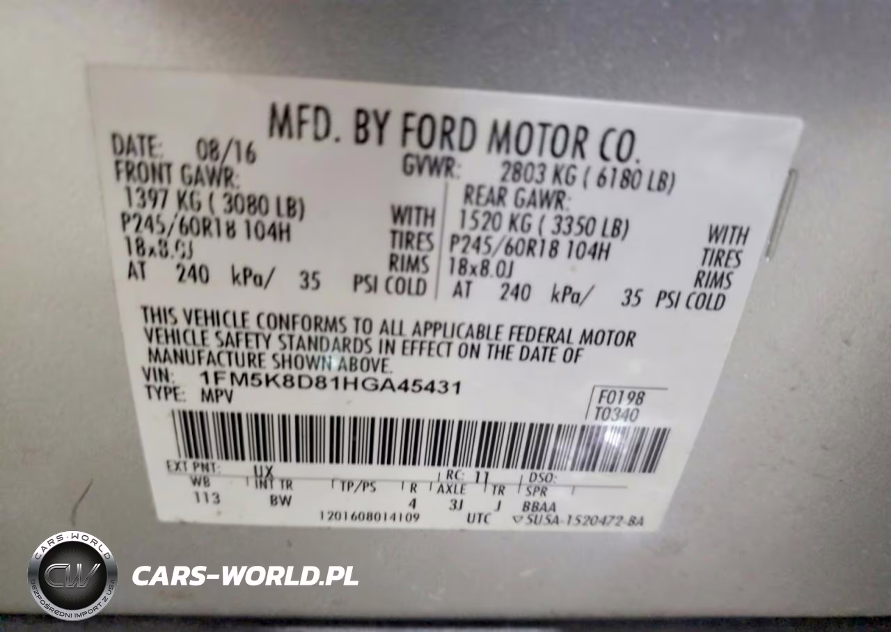 2017 Ford Explorer Xlt VIN:1FM5K8D81HGA45431 - 14