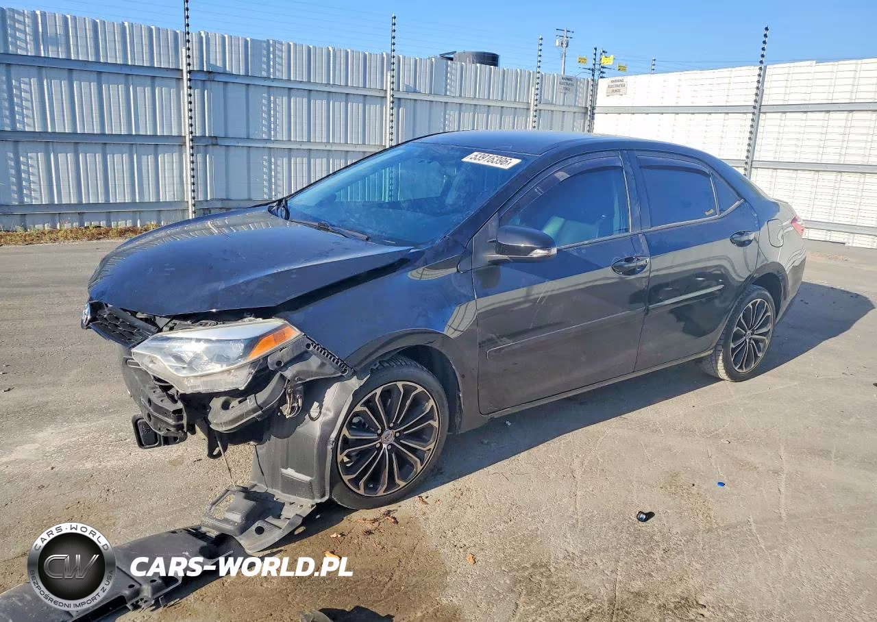 2016 Toyota Corolla S Plus