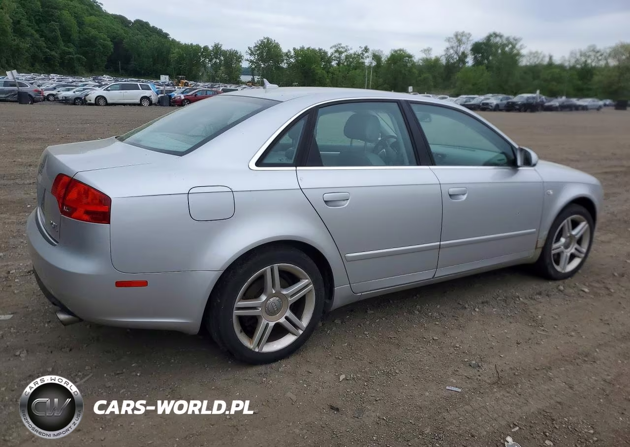 2007 Audi A4 2.0T Quattro VIN:WAUDF78E77A208368 - 3