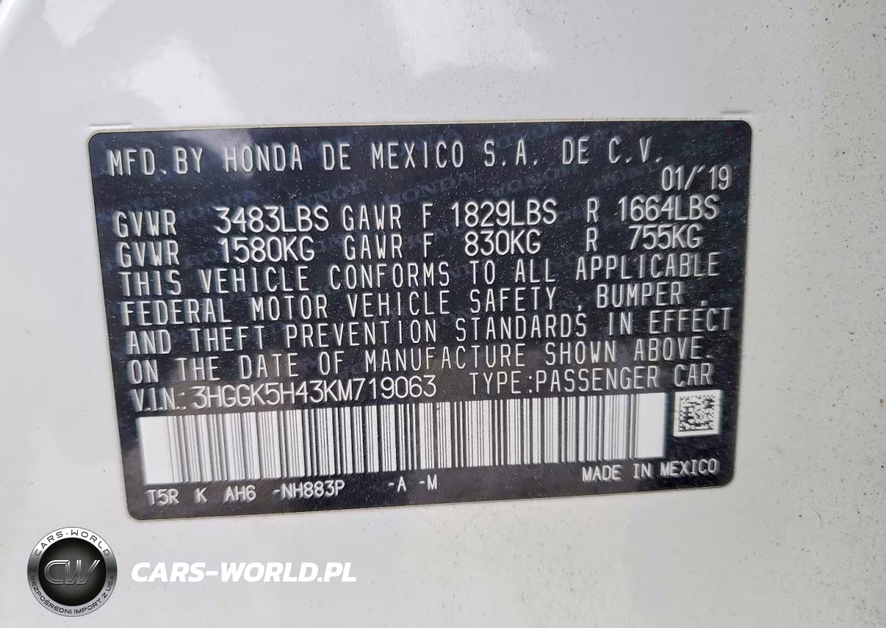 2019 Honda Fit Lx VIN:3HGGK5H43KM719063 - 12