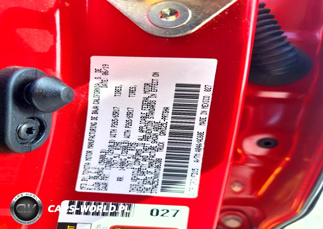 2019 Toyota Tacoma Trd Sport VIN:3TMAZ5CNXKM106308 - 12