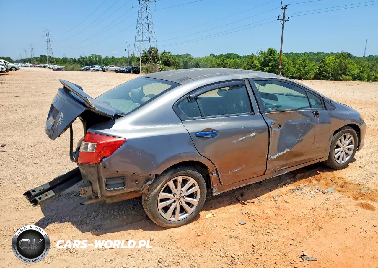 2012 Honda Civic Ex VIN:2HGFB2F84CH306715 - 3