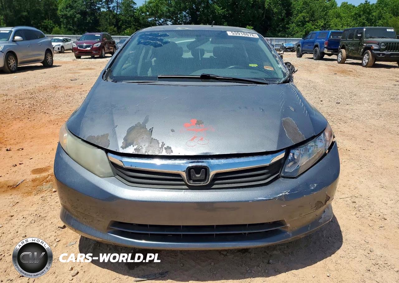 2012 Honda Civic Ex VIN:2HGFB2F84CH306715 - 5