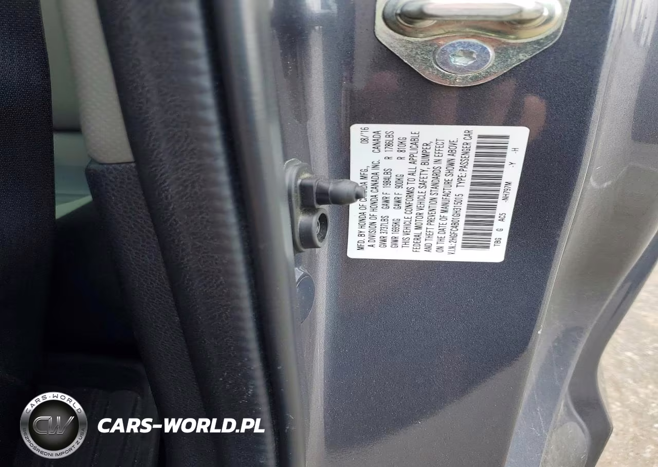 2016 Honda Civic 2D Tou VIN:2HGFC4B01GH315015 - 12