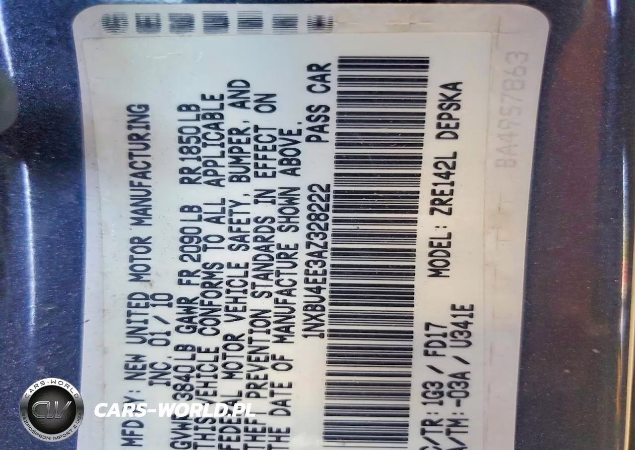 2010 Toyota Corolla S VIN:1NXBU4EE3AZ328222 - 13