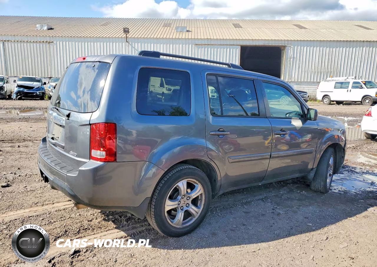 2012 Honda Pilot Exl VIN:5FNYF4H5XCB019279 - 3