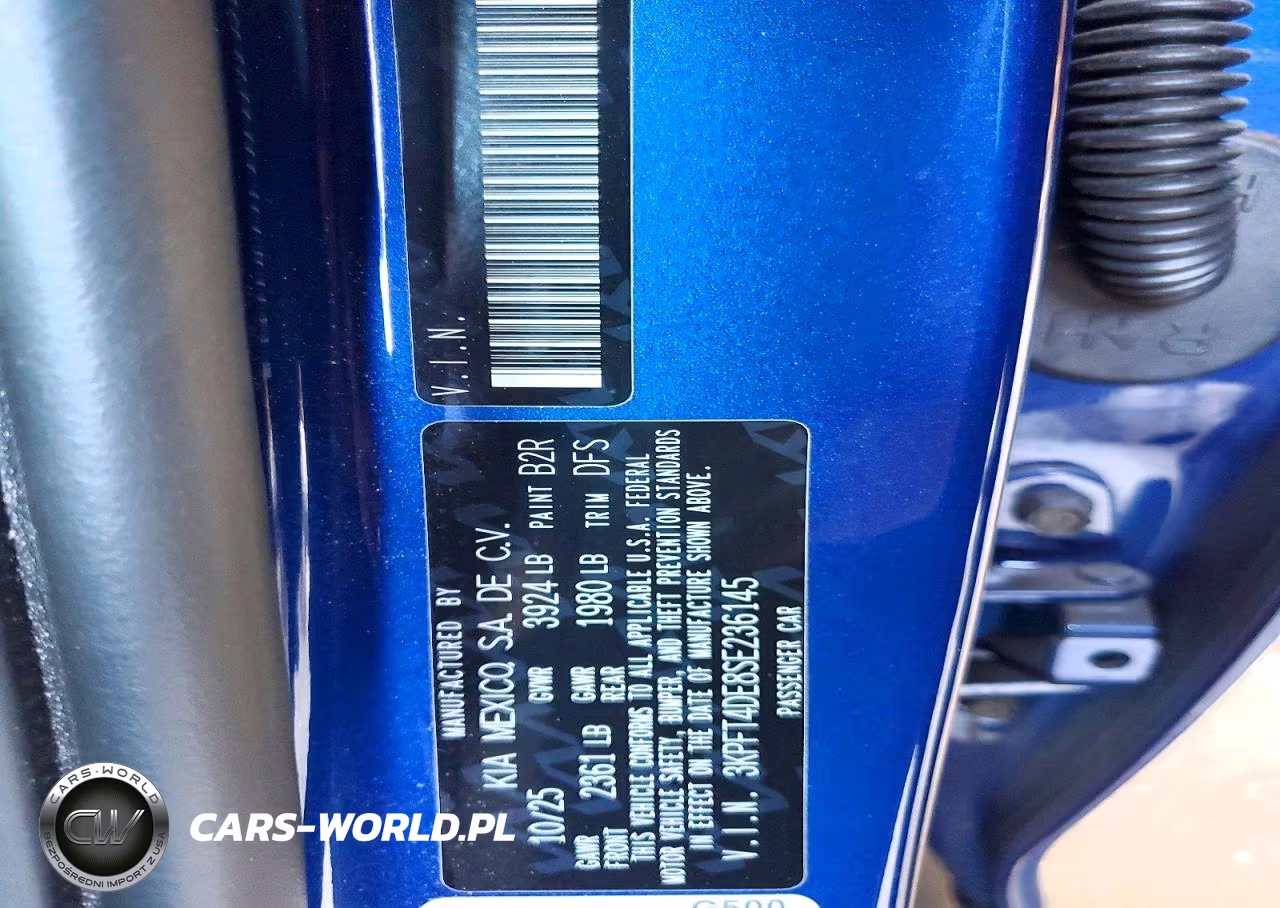 2025 Kia K4 Lxs VIN:3KPFT4DE8SE236145 - 12