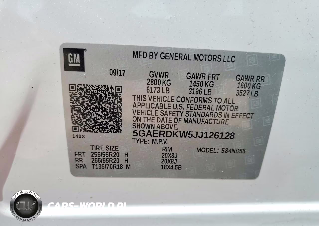 2018 Buick Enclave Avenir VIN:5GAERDKW5JJ126128 - 13