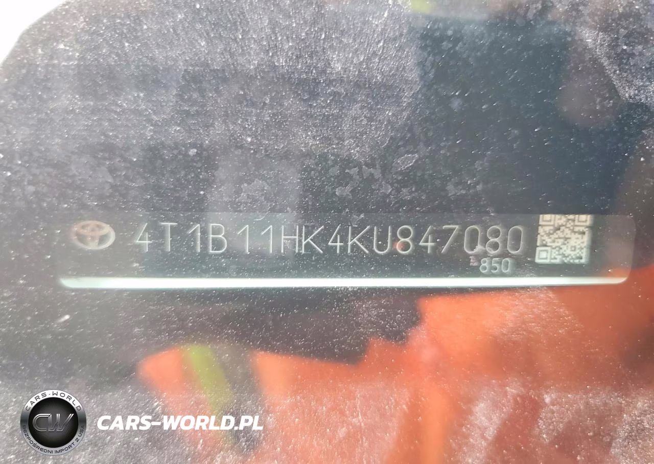 2019 Toyota Camry Se VIN:4T1B11HK4KU847080 - 12
