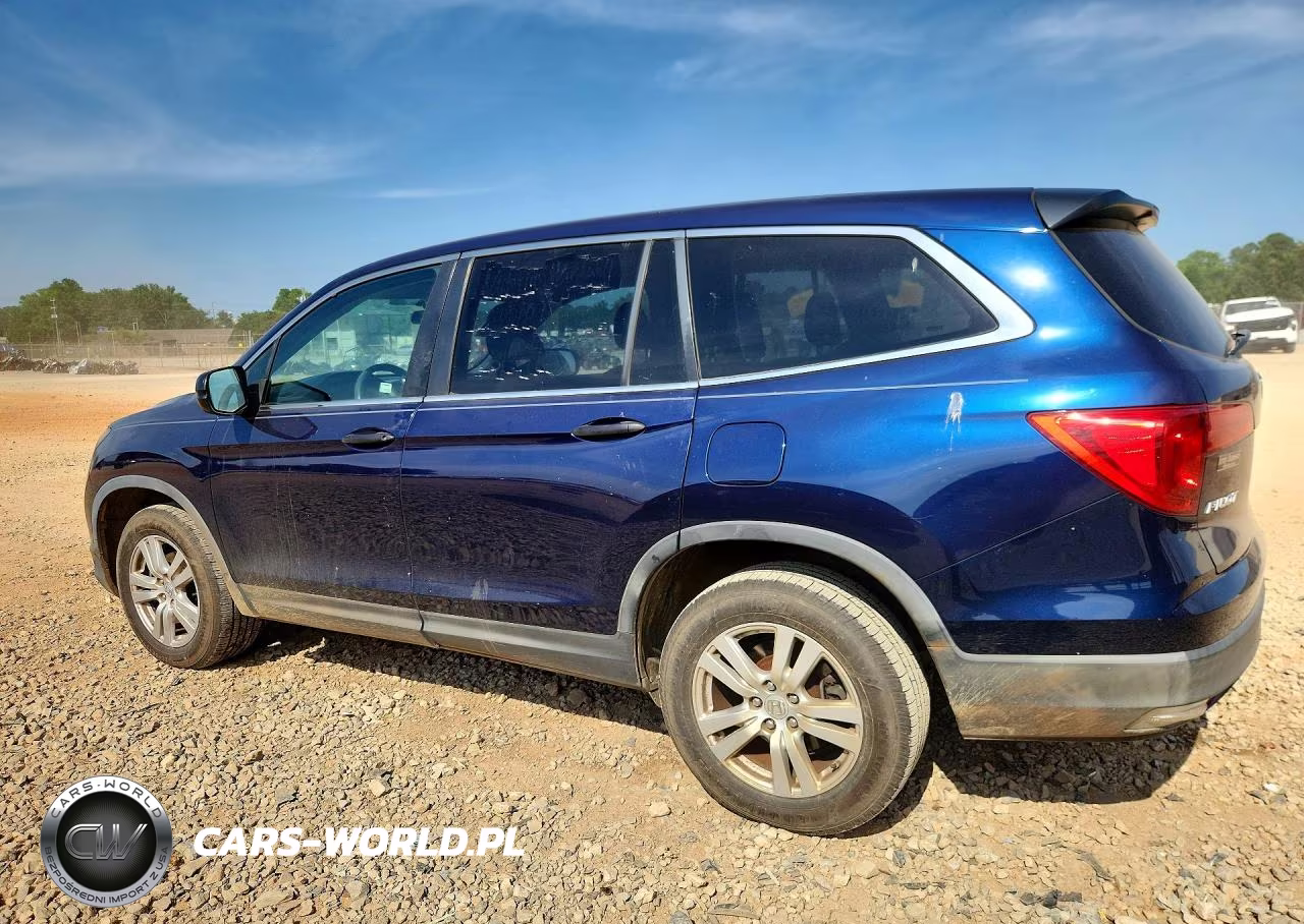 2016 Honda Pilot Lx VIN:5FNYF6H14GB013752 - 2