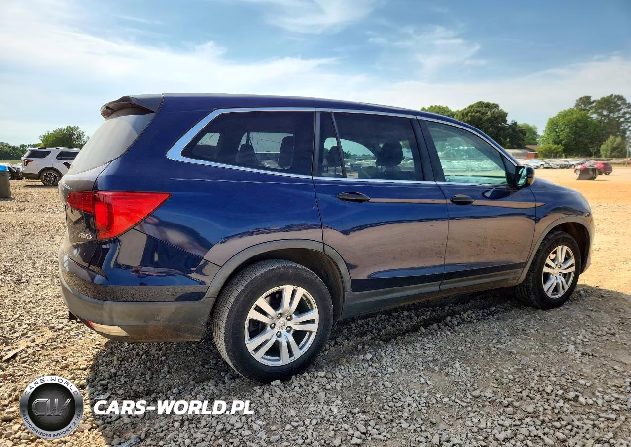 2016 Honda Pilot Lx VIN:5FNYF6H14GB013752 - 3