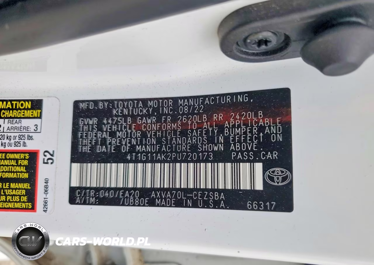 2023 Toyota Camry Se VIN:4T1G11AK2PU720173 - 13