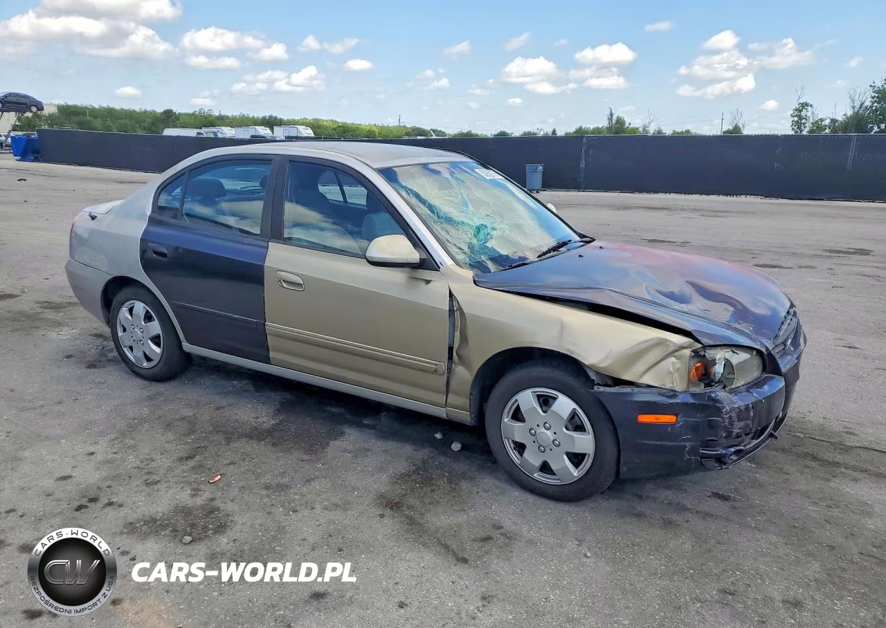 2005 Hyundai Elantra Gls VIN:KMHDN46D45U989971 - 4