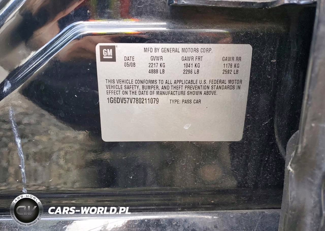 2008 Cadillac Cts Hi Feature V6 VIN:1G6DV57V780211079 - 13