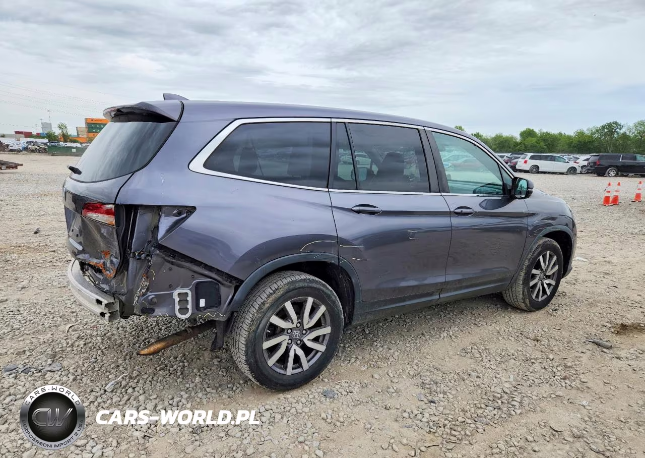 2020 Honda Pilot Exl VIN:5FNYF6H58LB027621 - 3