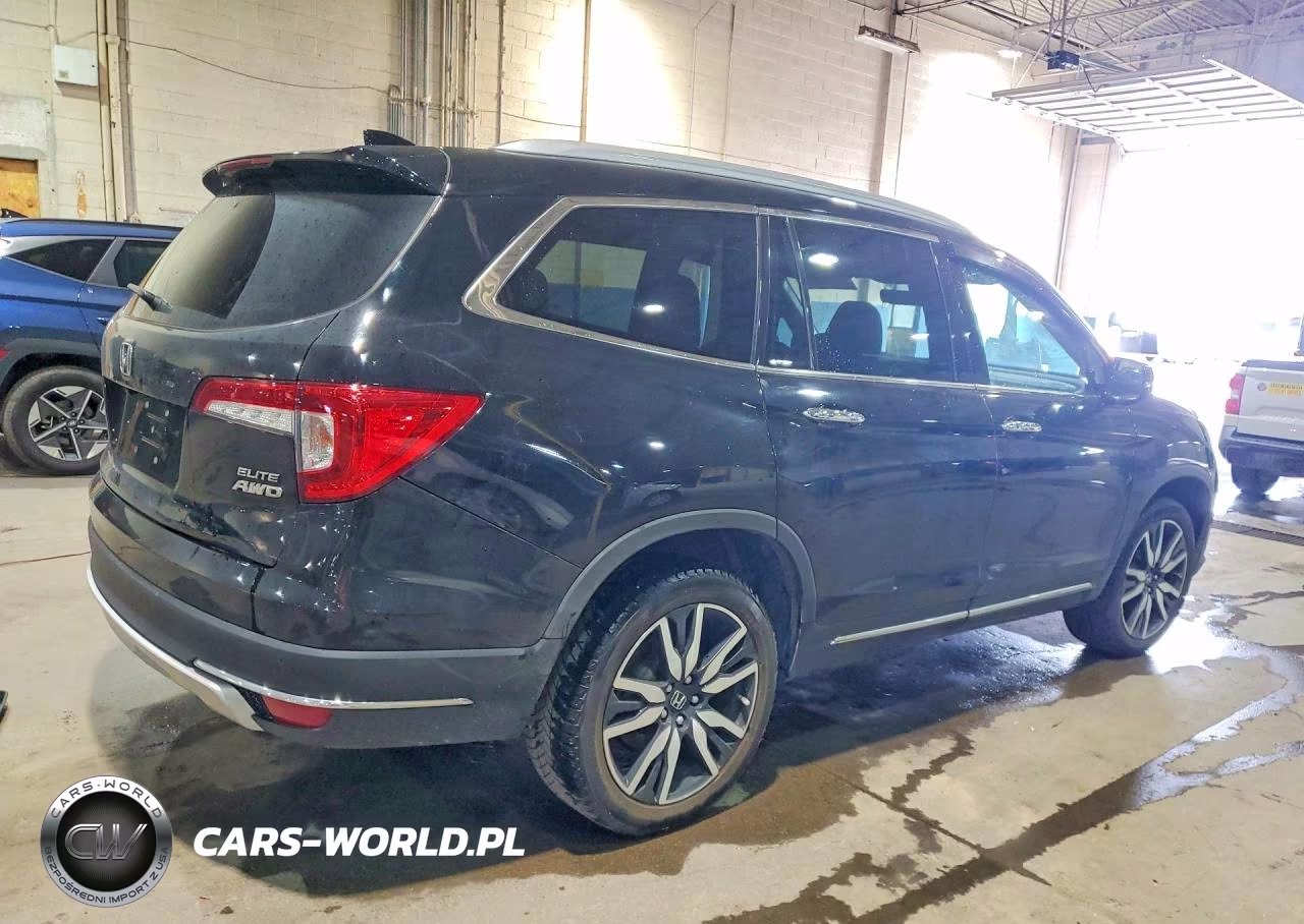 2022 Honda Pilot Elite VIN:5FNYF6H07NB026077 - 3