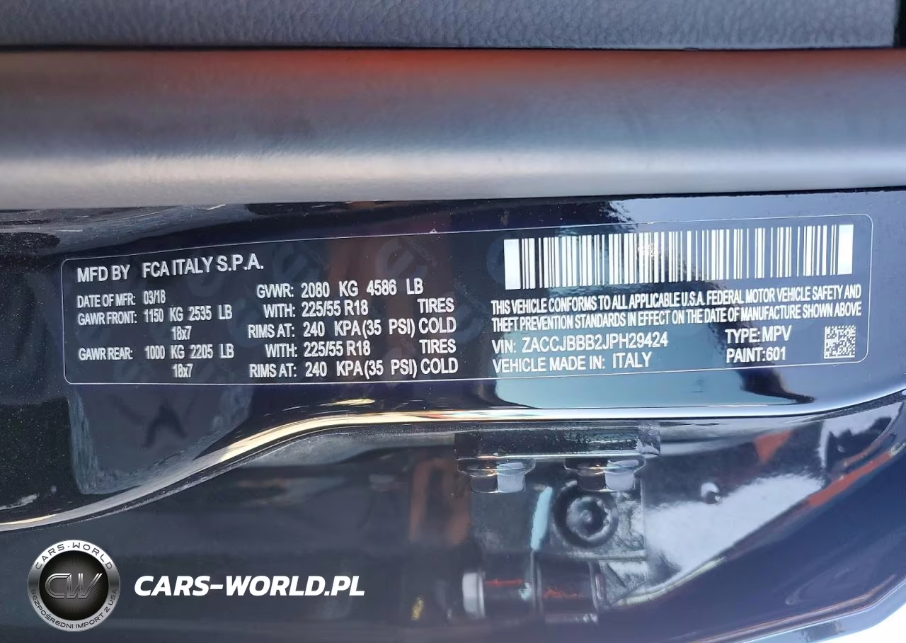2018 Jeep Renegade Latitude VIN:ZACCJBBB2JPH29424 - 13