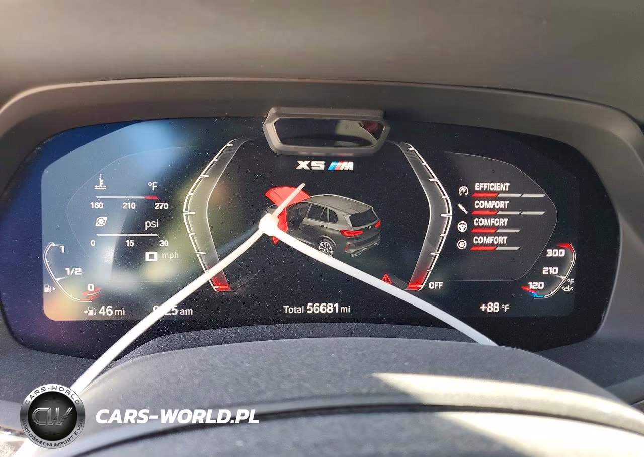 2020 BMW X5 M VIN:5YMJU0C03L9B05663 - 9