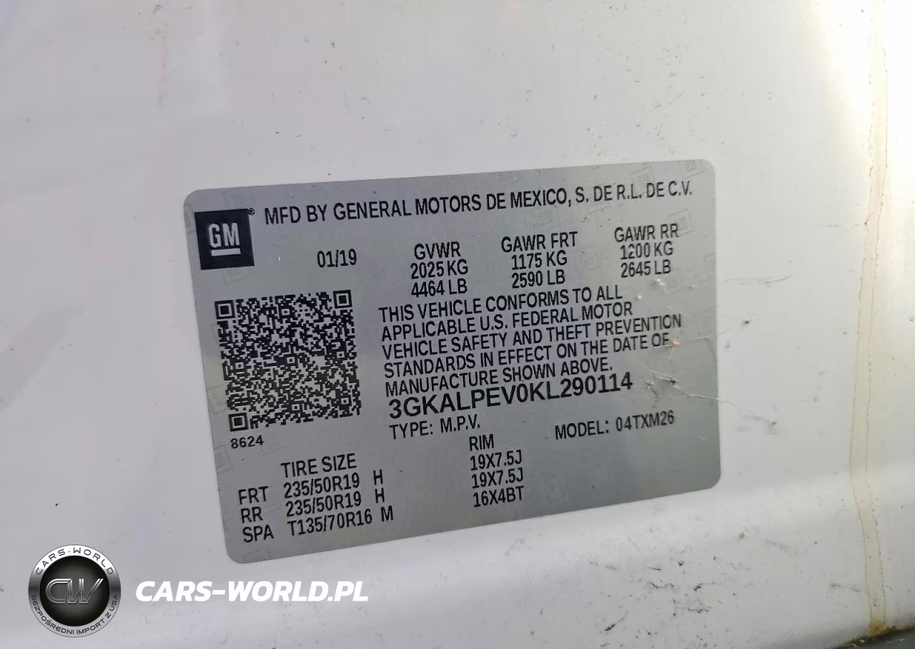 2019 GMC Terrain Slt VIN:3GKALPEV0KL290114 - 13