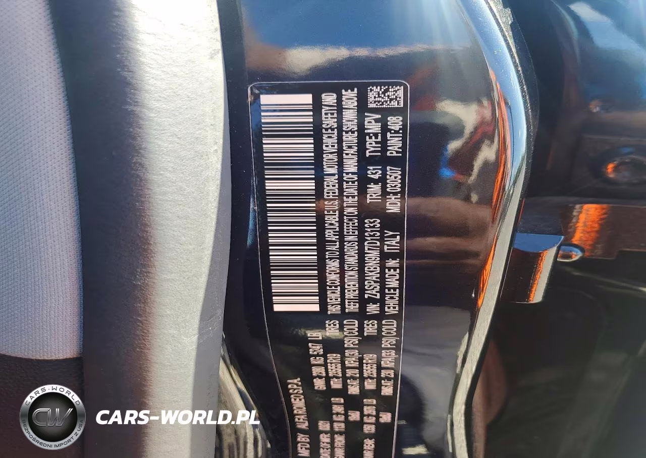 2021 Alfa Romeo Stelvio Awd VIN:ZASPAKBN9M7D13133 - 13