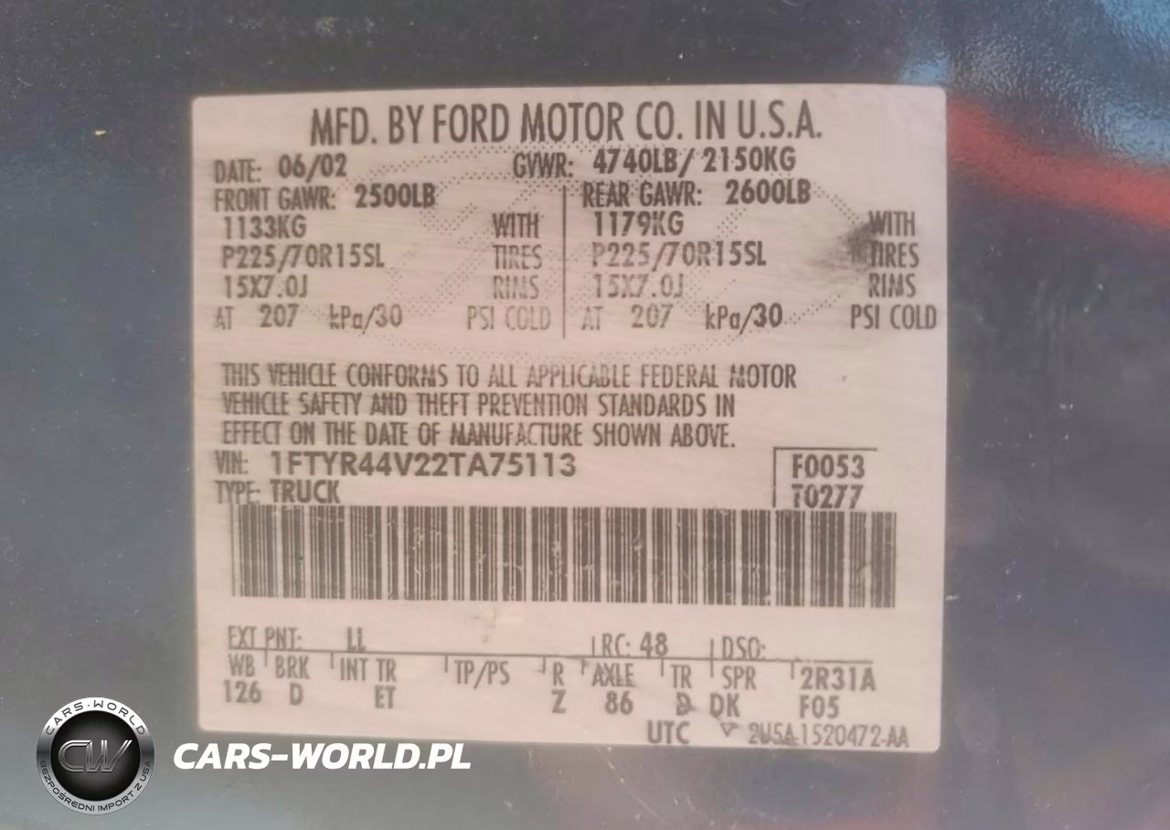 2002 Ford Ranger Super Cab VIN:1FTYR44V22TA75113 - 13