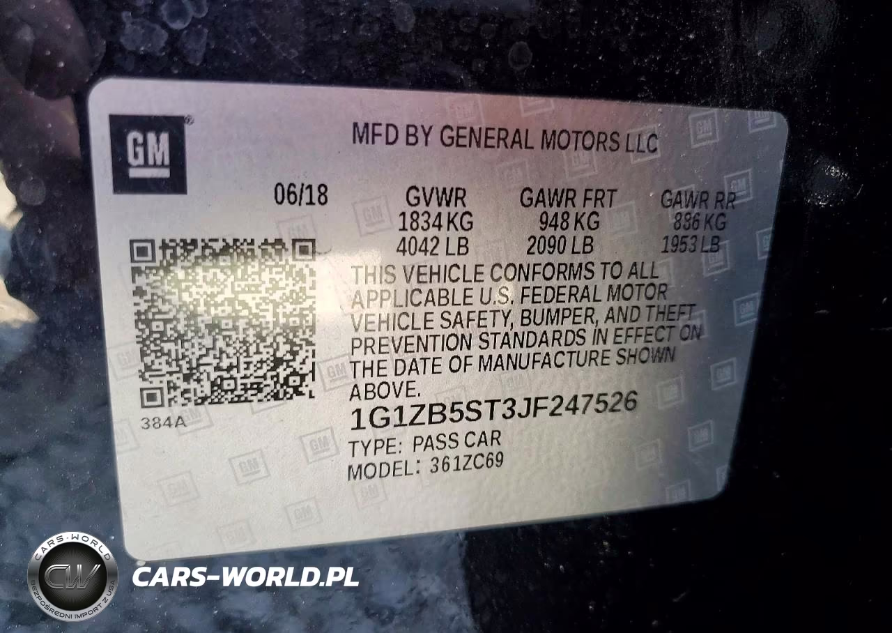 2018 Chevrolet Malibu Ls VIN:1G1ZB5ST3JF247526 - 13