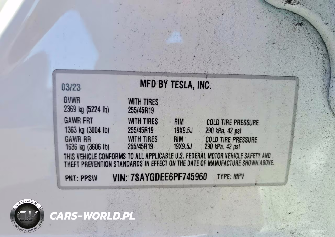 2023 Tesla Model Y VIN:7SAYGDEE6PF745960 - 13
