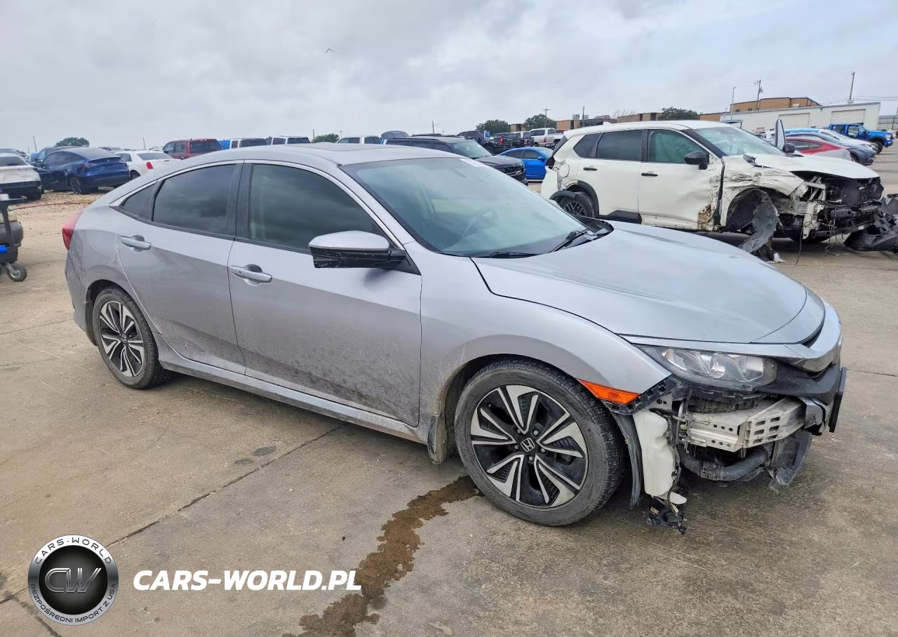 2018 Honda Civic Ex VIN:JHMFC1F39JX034390 - 4