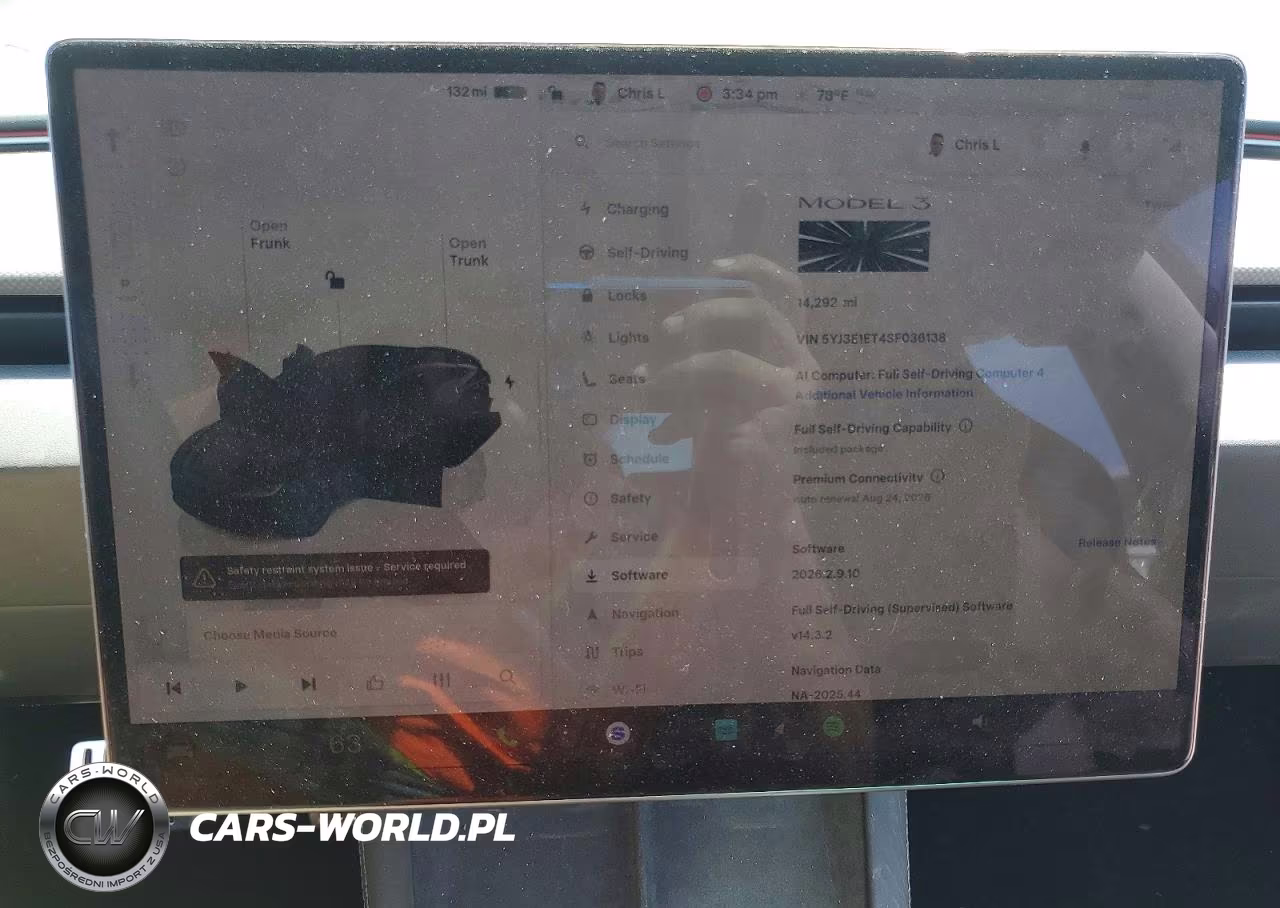 2025 Tesla Model 3 VIN:5YJ3E1ET4SF036138 - 9