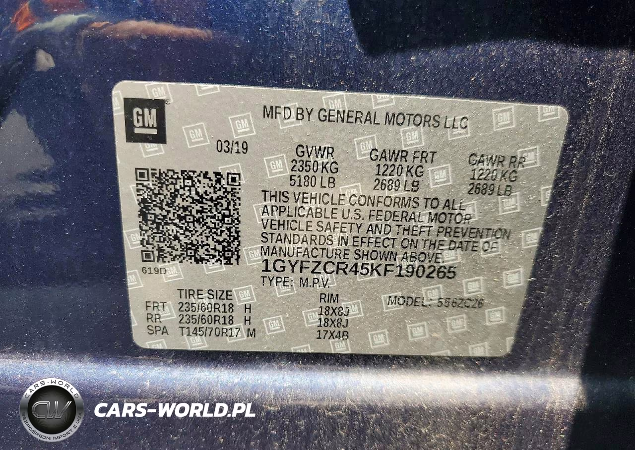 2019 Cadillac Xt4 Premium Luxury VIN:1GYFZCR45KF190265 - 13