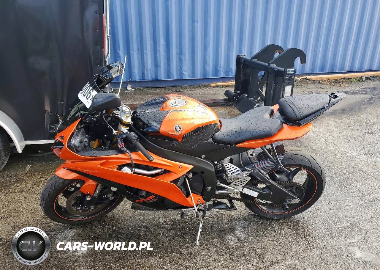 2009 Yama Yzfr6 VIN:JYARJ16E09A018529 - 3