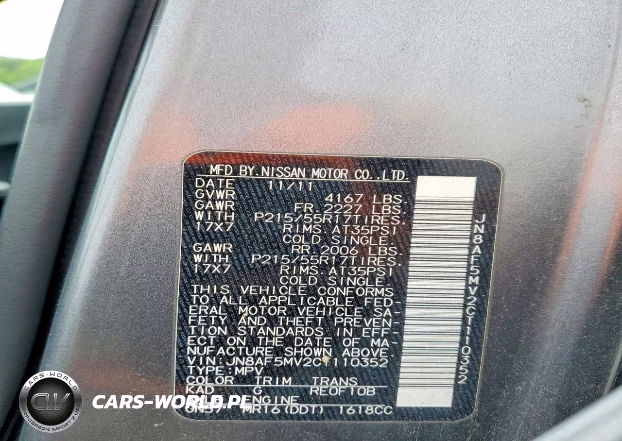 2012 Nissan Juke S VIN:JN8AF5MV2CT110352 - 12