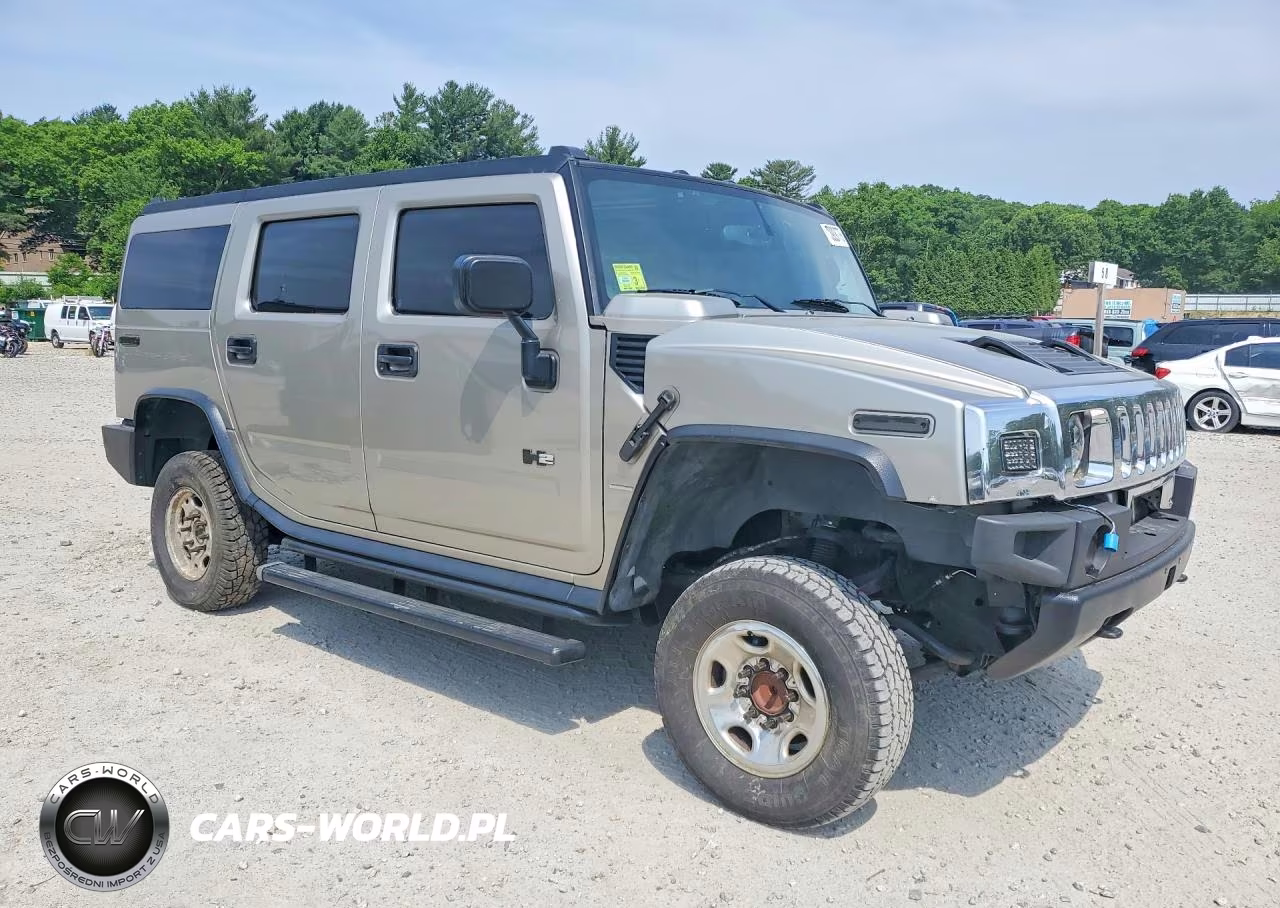 2003 Hummer H2 VIN:5GRGN23U73H139055 - 4