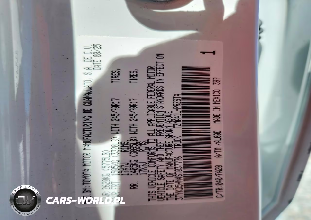 2025 Toyota Tacoma Sr VIN:3TYKD5HN4ST037776 - 13