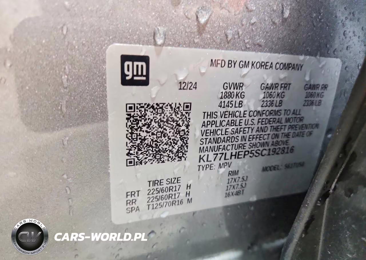 2025 Chevrolet Trax 1Lt VIN:KL77LHEP5SC192816 - 13