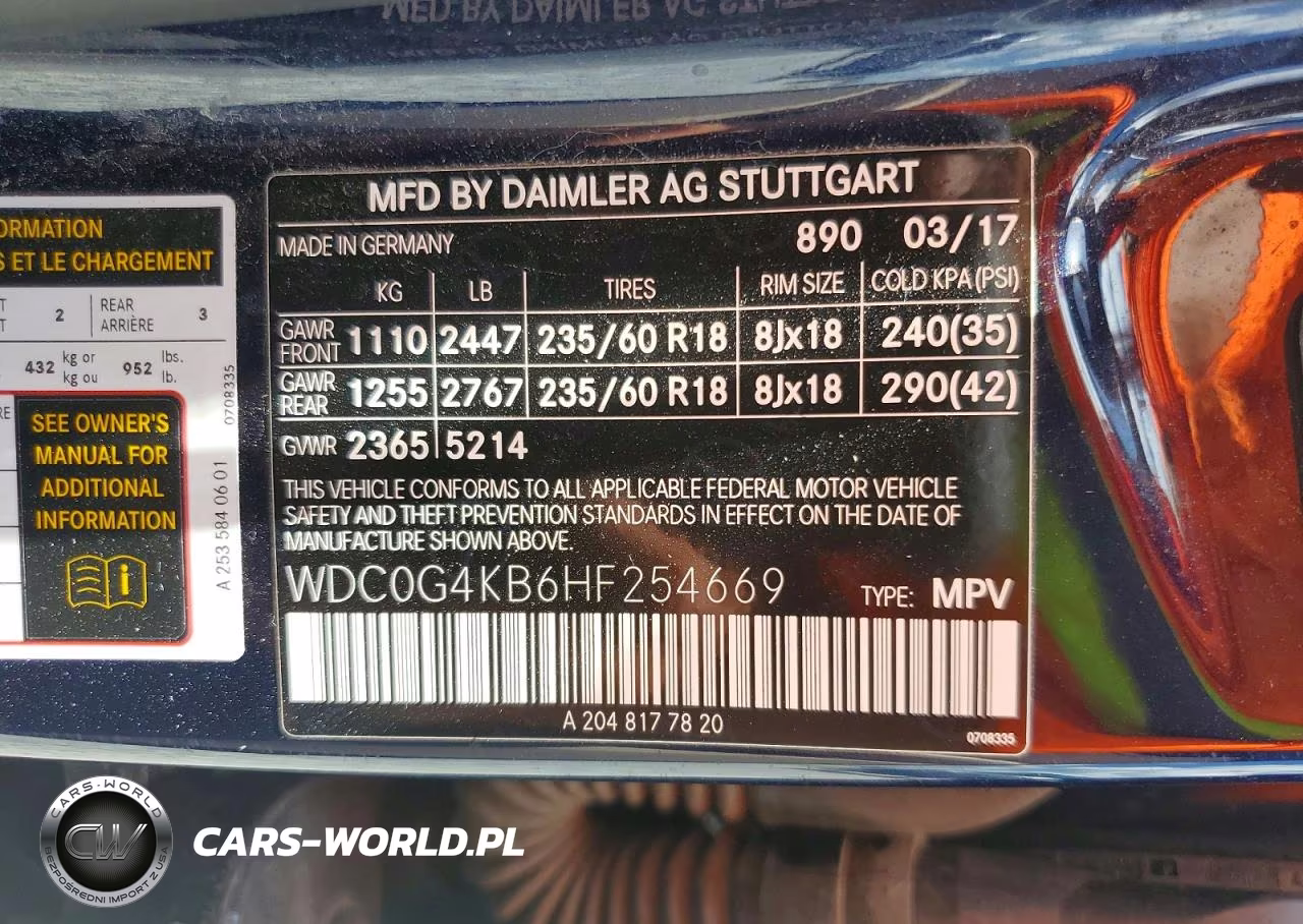 2017 Mercedes-Benz Glc 300 4Matic VIN:WDC0G4KB6HF254669 - 13
