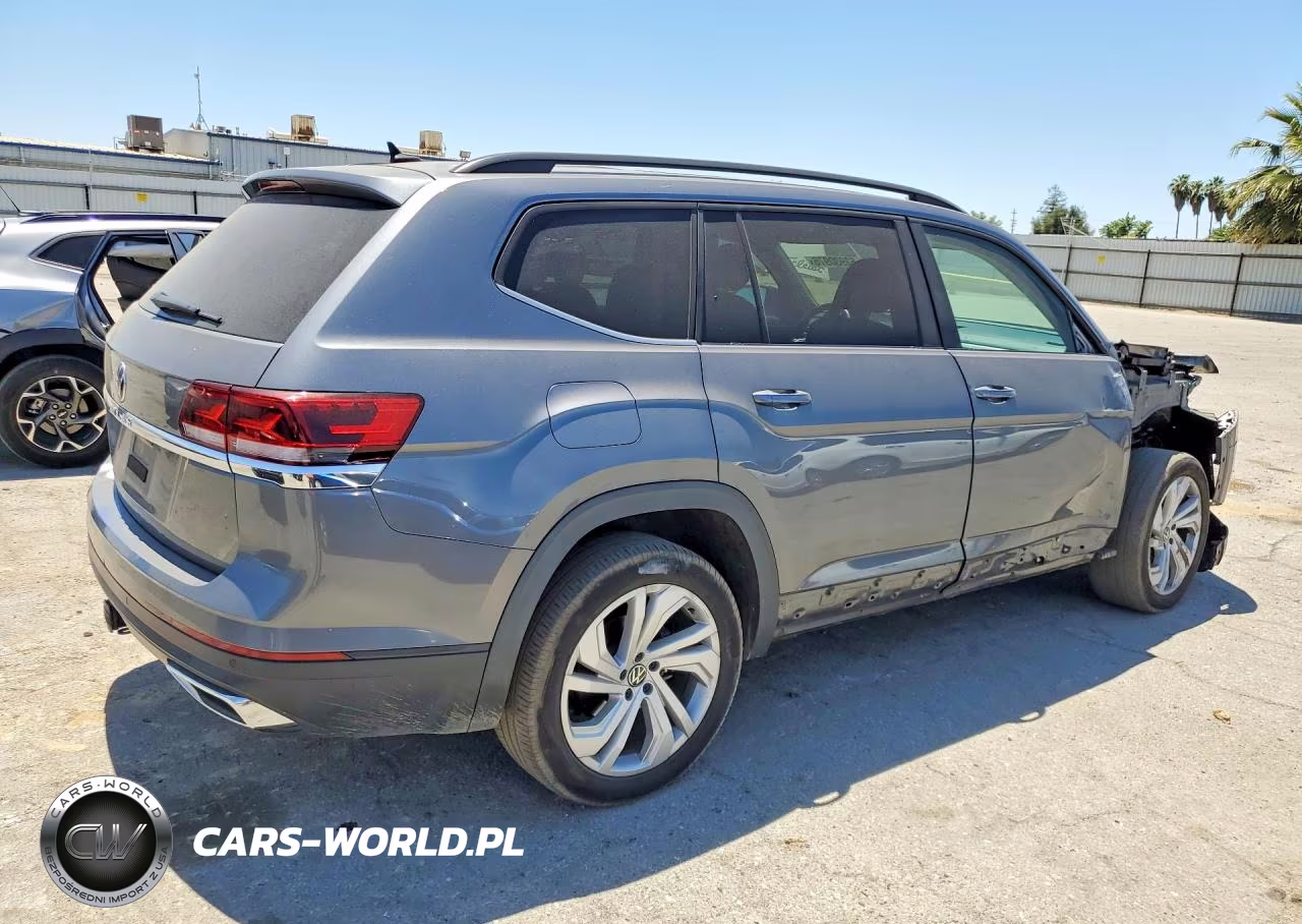 2021 Volkswagen Atlas Se VIN:1V2JR2CA6MC528042 - 3